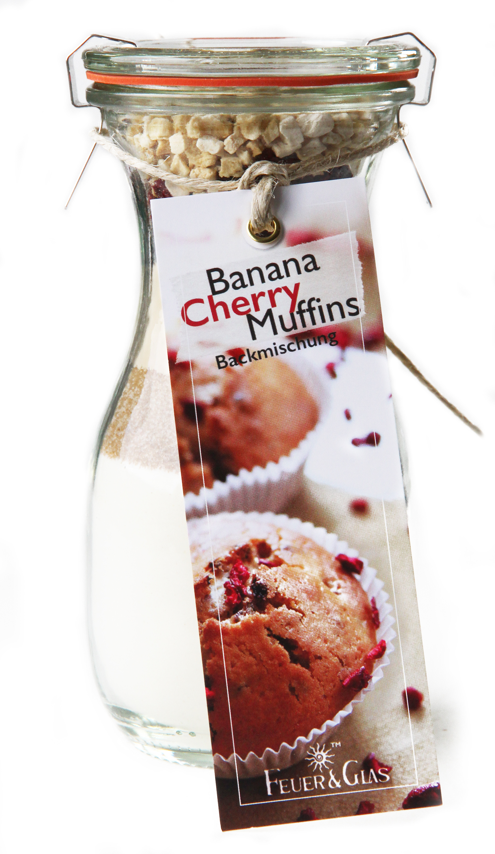 Banana Cherry Muffins  Mini ( 250 ml)
