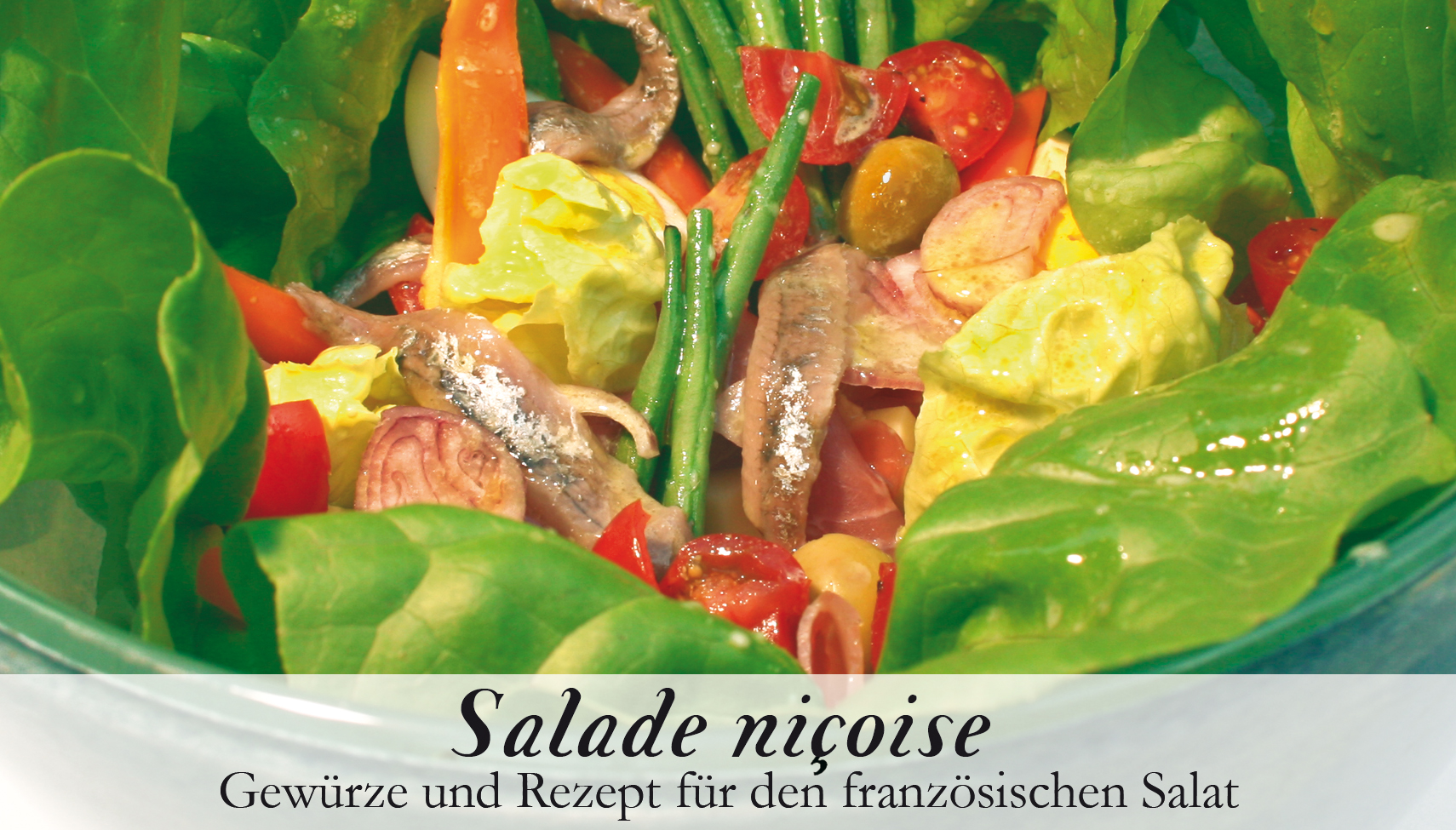 Salade nicoise-Gewürzkasten