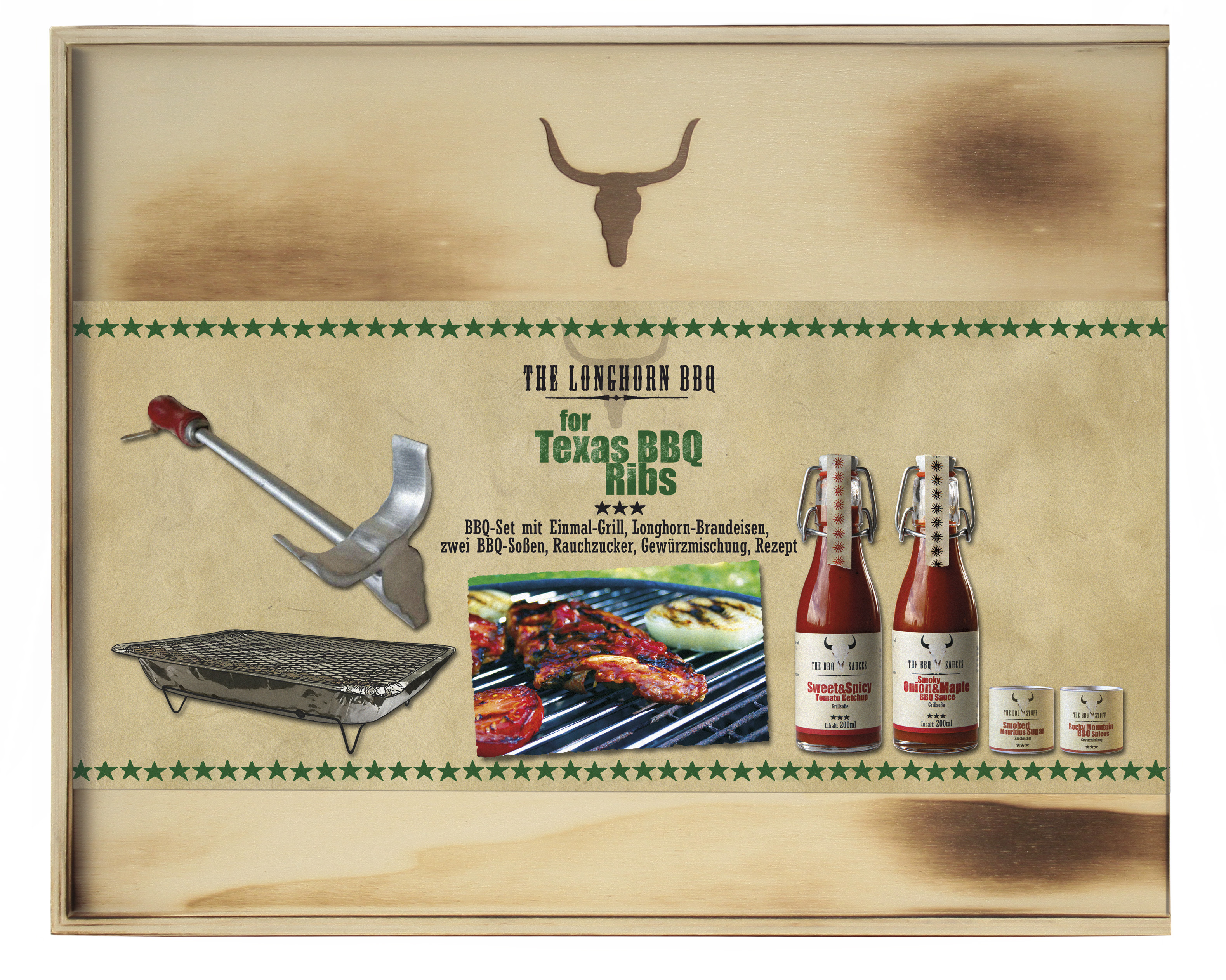 The Longhorn BBQ Kit - Texas BBQ Ribs