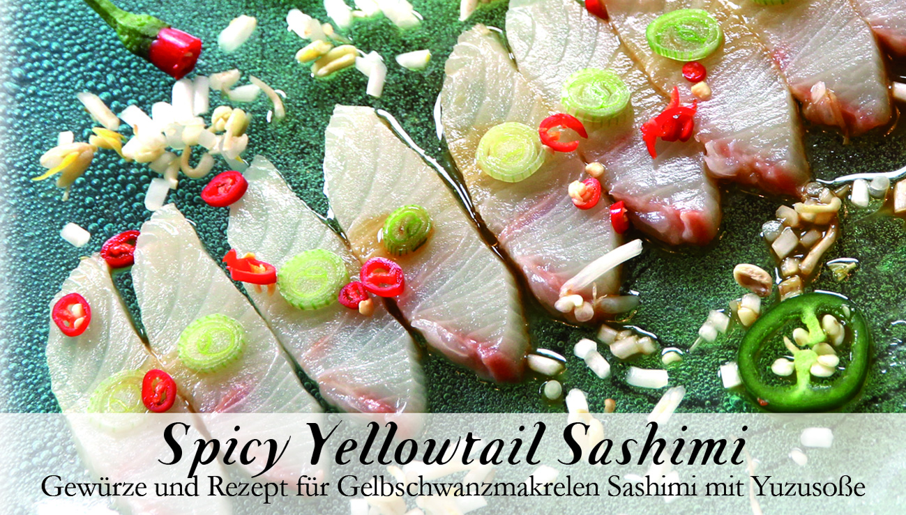 Spicy Yellowtail Sashimi-Gewürzkasten