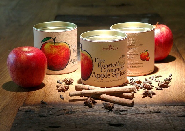 4 Stück: Fire Roasted Cinnamon Apple Spice - Apfelsaftgewürz  