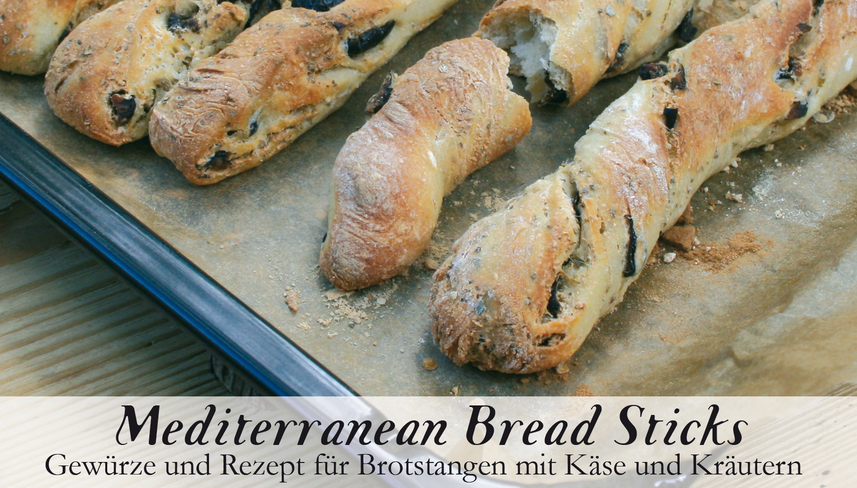 Mediterranean Bread Sticks-Gewürzkasten
