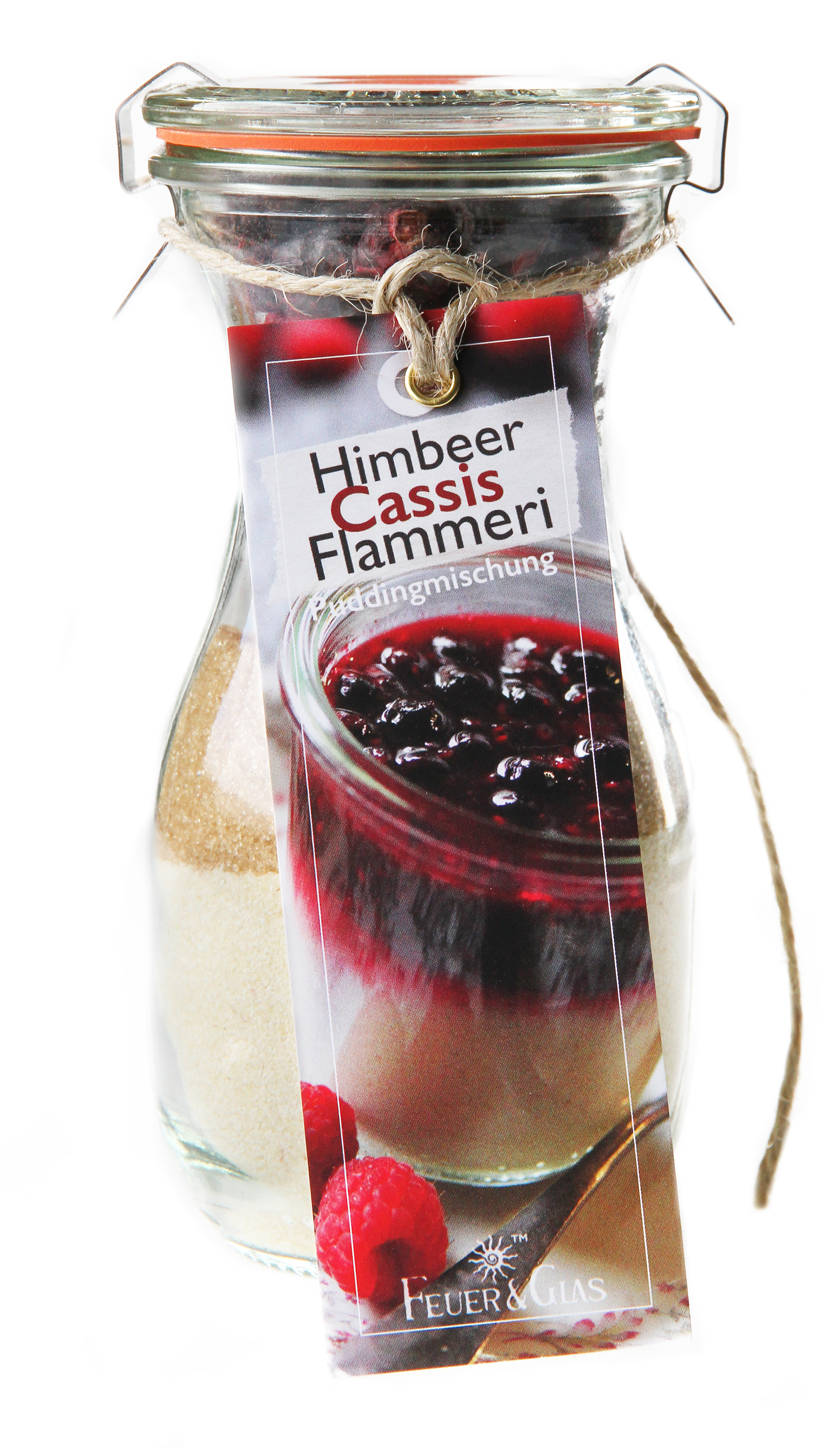 Himbeer Cassis Flammeri Mini ( 250 ml)