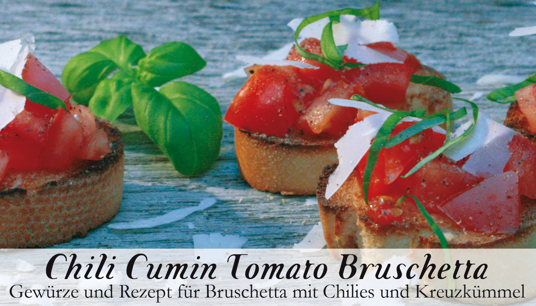 Chilli Cumin Tomato Bruschetta-Gewürzkasten
