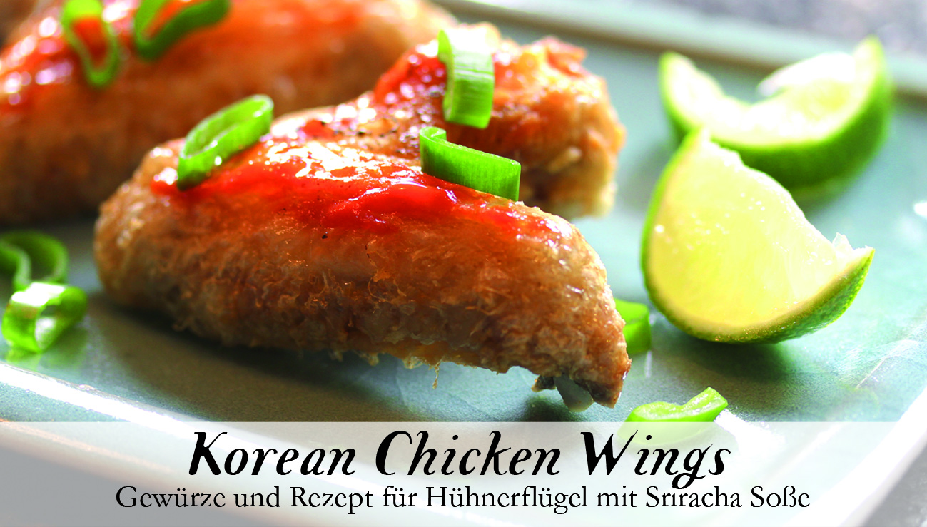 Korean Chicken Wings-Gewürzkasten
