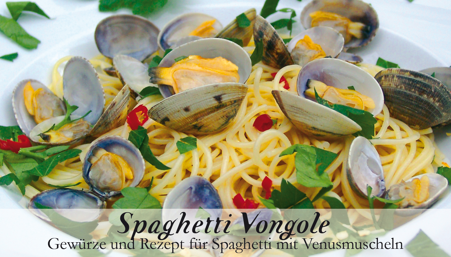Spaghetti Vongole-Gewürzkasten