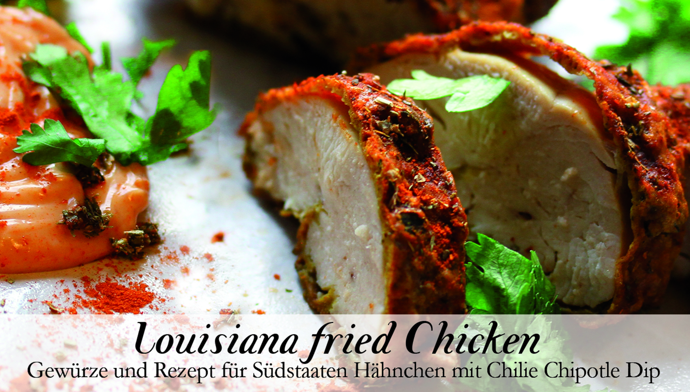 Lousiana fried Chicken-Gewürzkasten